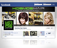 kosmos hair salon facebook cover